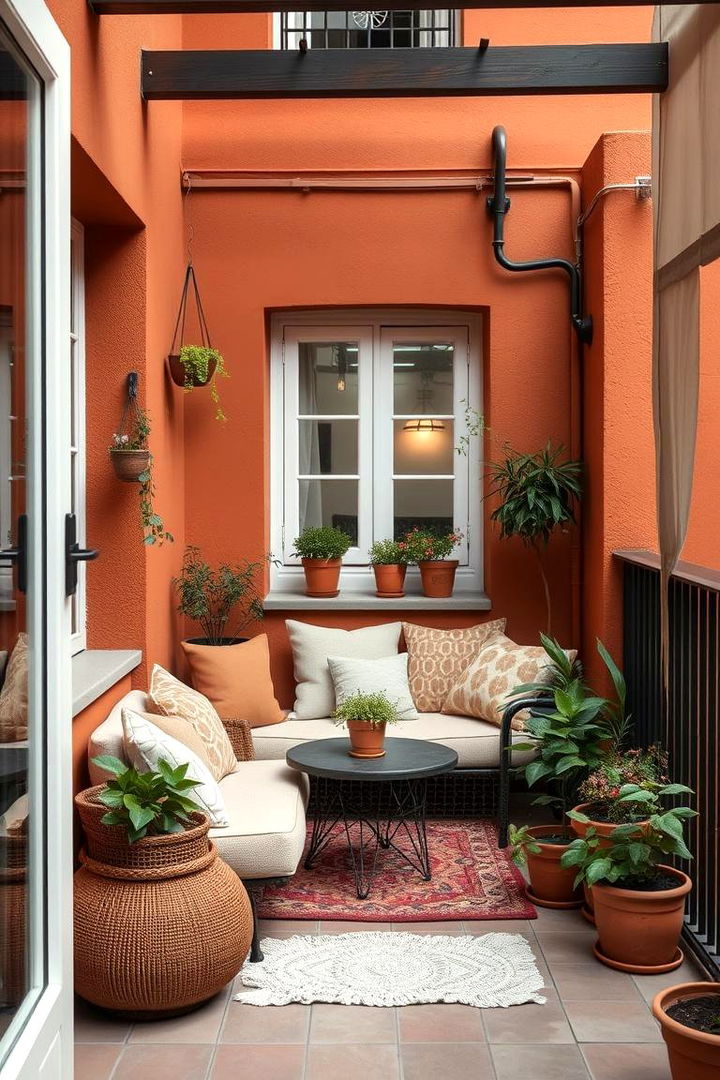 Balcony Cozy Warm Escape - 22 Warm Color Palettes for Every Room in the House