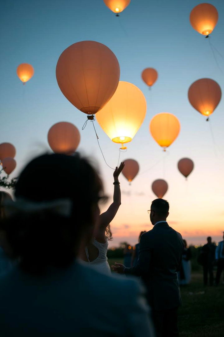 Balloon Release Magic - 22 Wedding Send-off Ideas