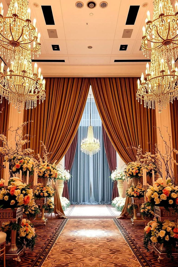 Ballroom Elegance Entrance - 22 Wedding Entrance Ideas