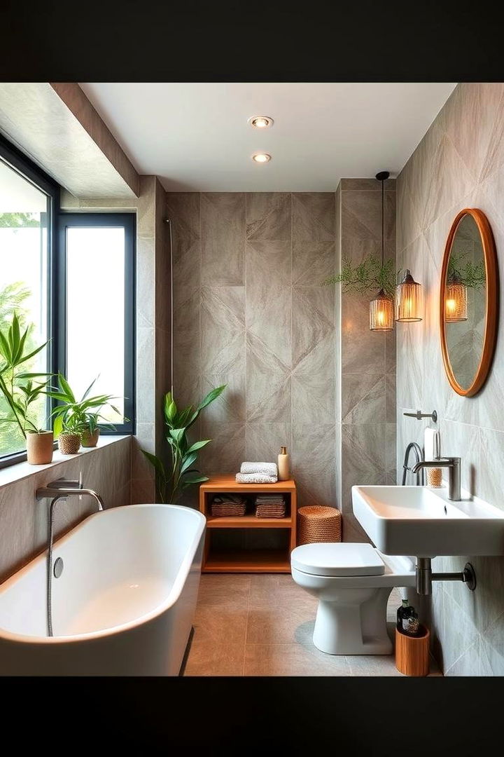 Bamboo Elements for Eco Friendly Style - 22 Spa Like Bathroom Ideas