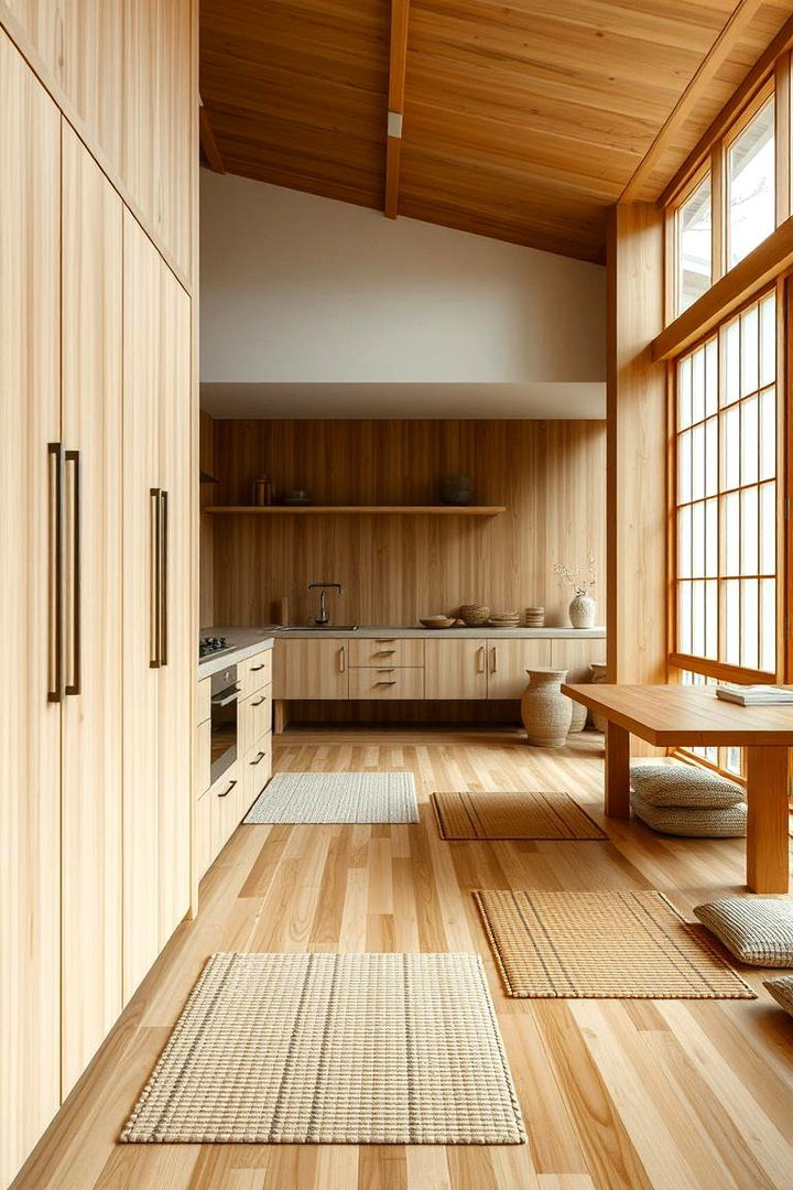 Bamboo Flooring and Tatami Inspirations - 22 Japanese Style Kitchen Ideas
