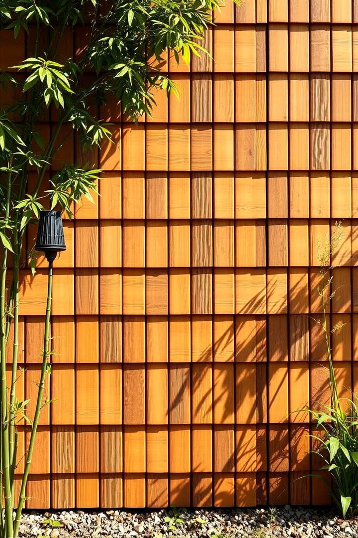 Bamboo Paneling Walls - 22 Inexpensive Retaining Wall Ideas