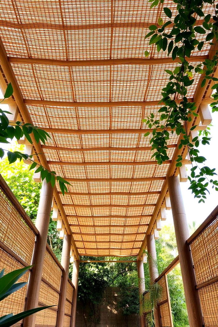 Bamboo Screen Pergola Shades - 22 Pergola Shade Ideas