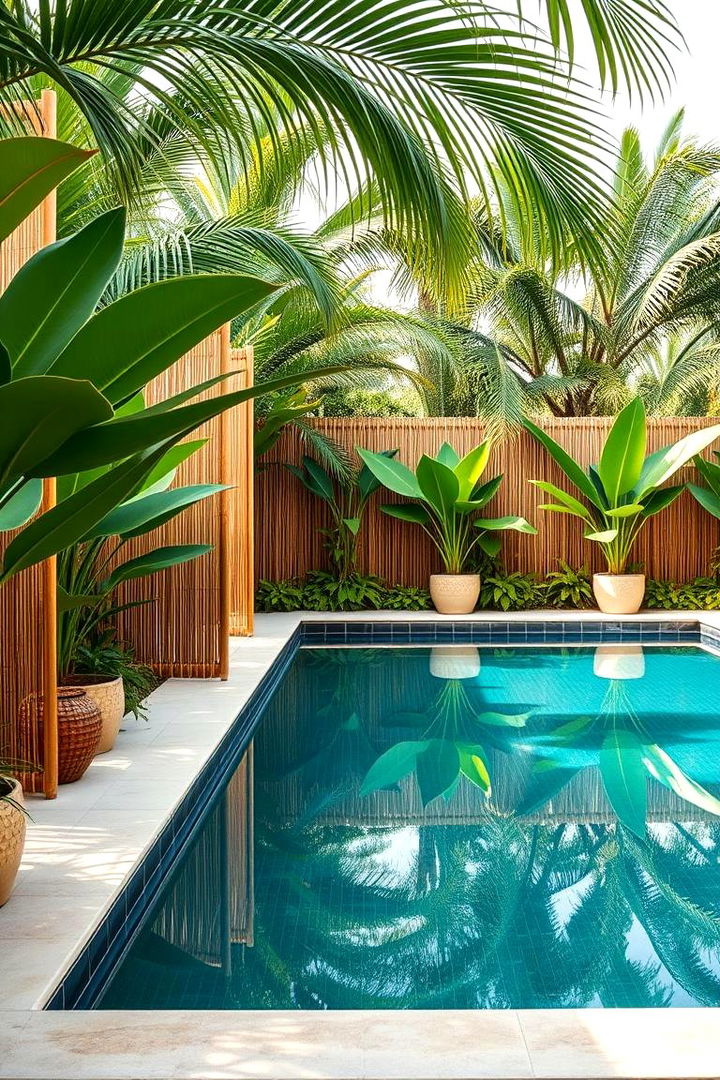 Bamboo Screens to Enhance Privacy and Ambience - 22 Pool Privacy Ideas