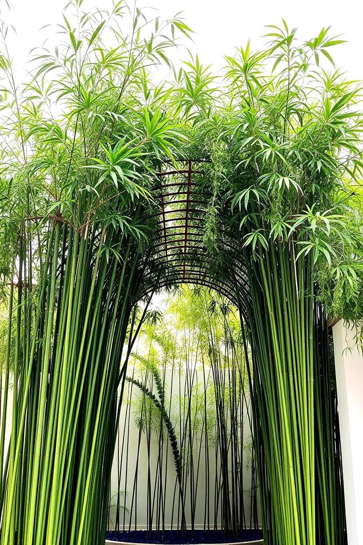 Bamboo and Arbor Retreat - 22 Shady Garden Ideas