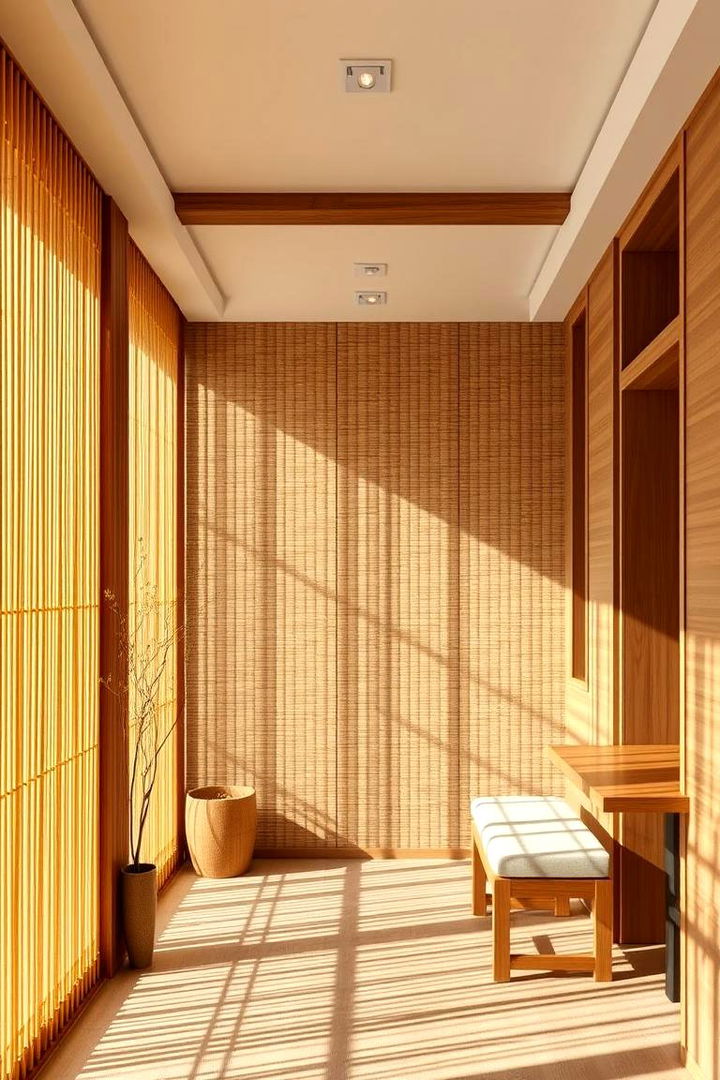 Bamboo and Wooden Accent Details - 22 Spa Decor Ideas