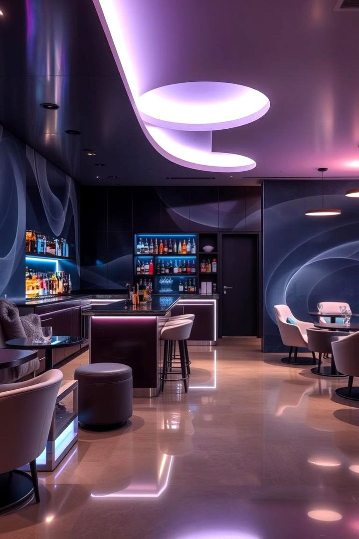 Bar Area and Lounge - 22 Man Cave Bedroom Ideas