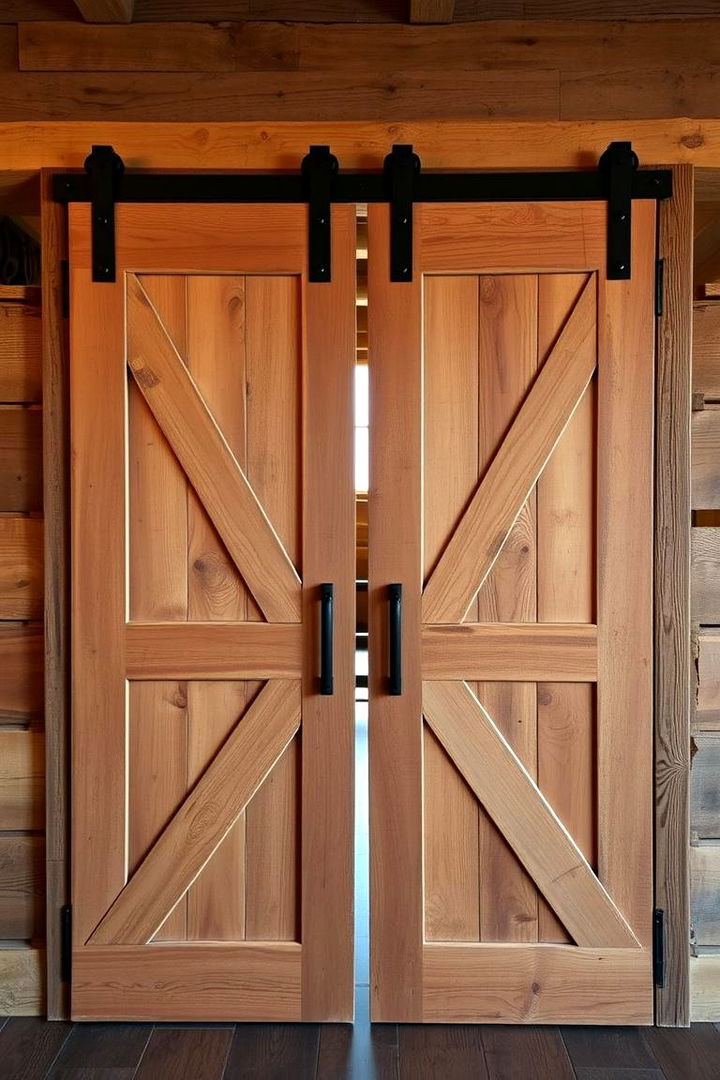 Barn Door Features - 22 Rustic Interior Design Ideas