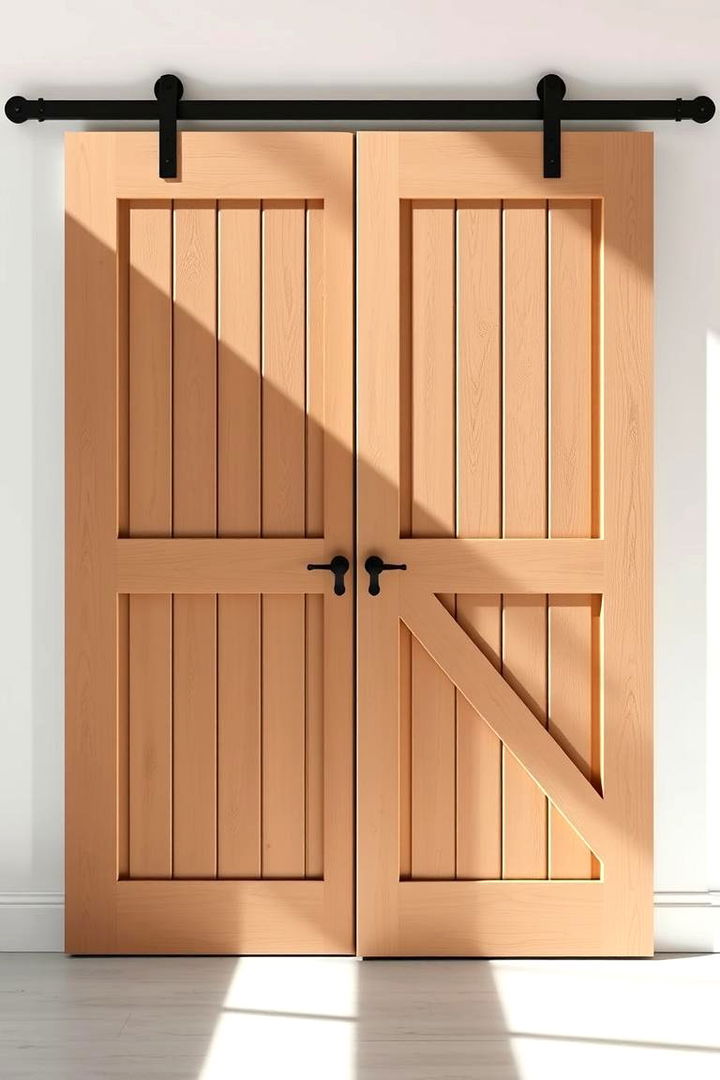 Barn Doors with Vertical Panels - 22 Barn Door Ideas