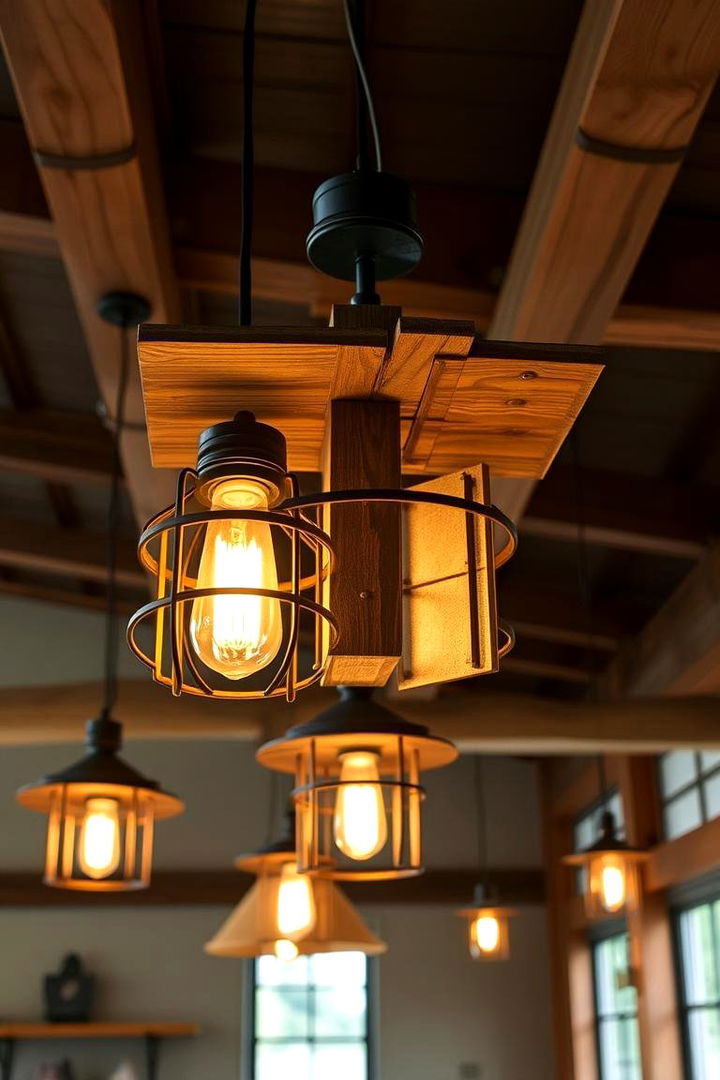 Barn style Lighting Fixtures - 22 Farmhouse Decor Ideas