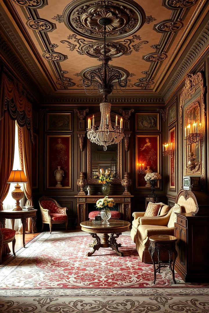 Baroque Inspired Accents - 22 French Bedroom Decor Ideas