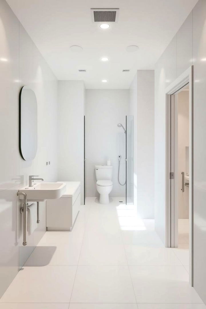 Barrier Free Layout Design - Accessible Handicap Bathroom Design Solutions