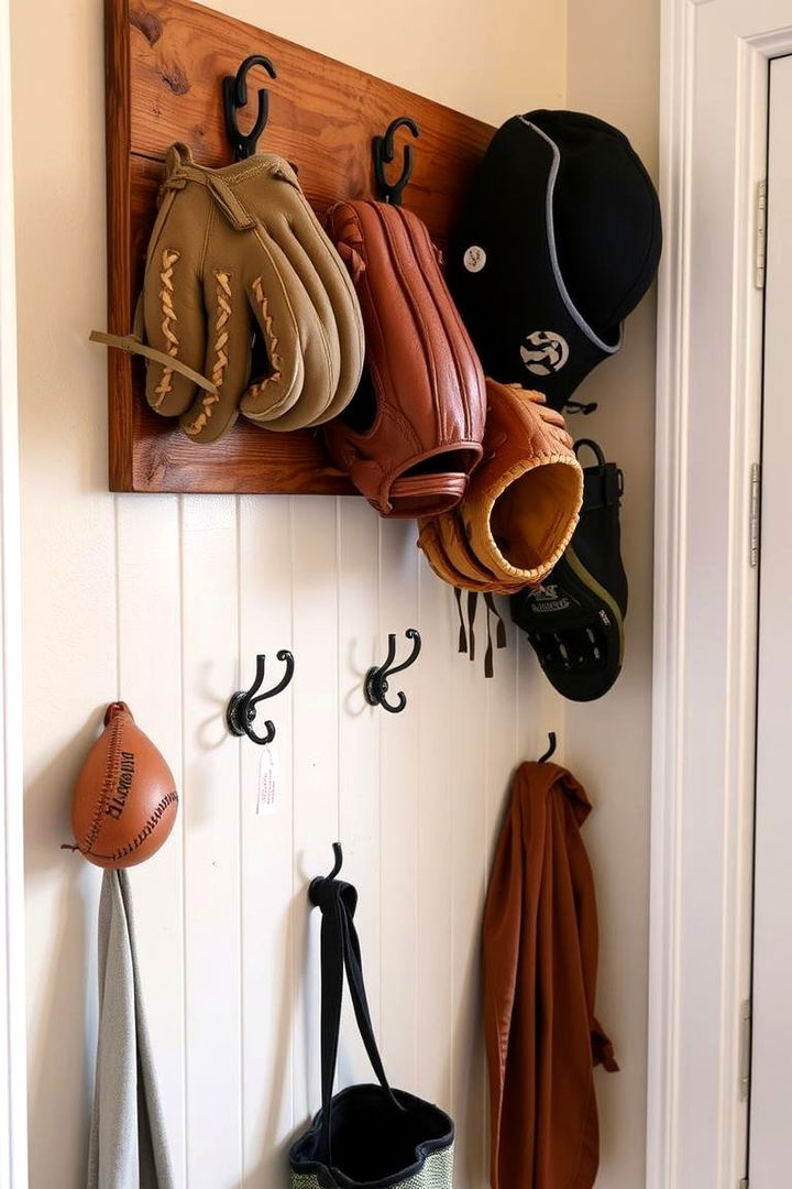 Baseball Glove Storage Solutions - 22 Baseball Room Decor Ideas
