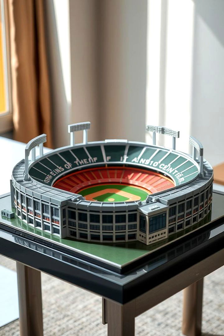 Baseball Stadium Model Displays - 22 Baseball Room Decor Ideas