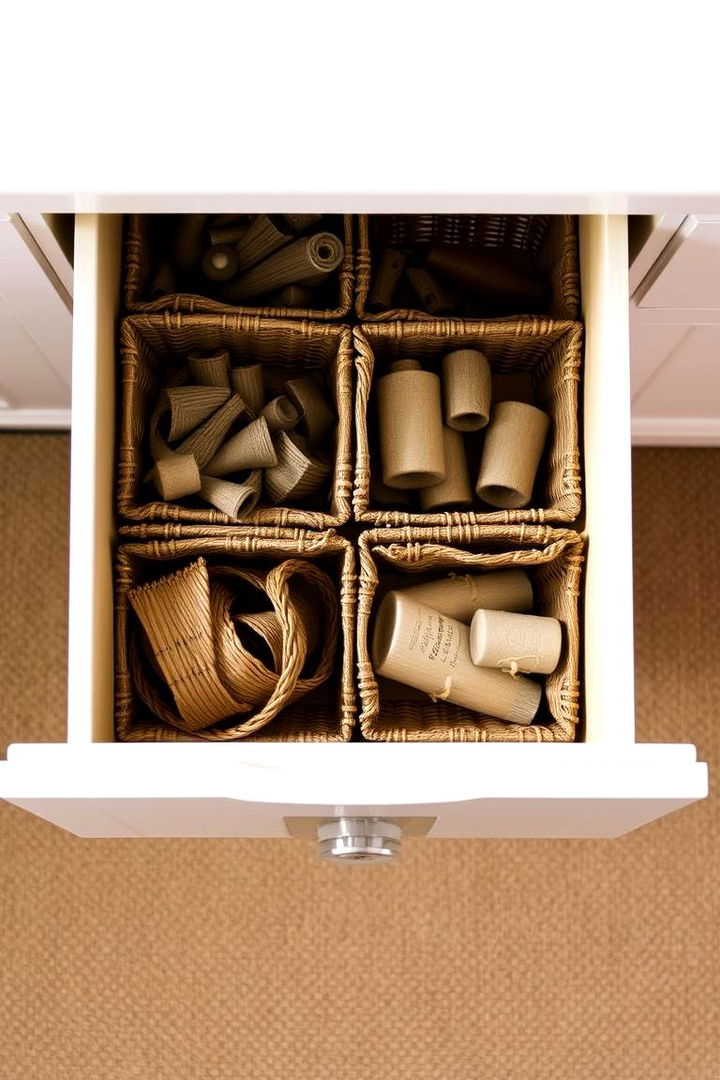 Basket Organization - 22 Bathroom Drawer Organization Ideas