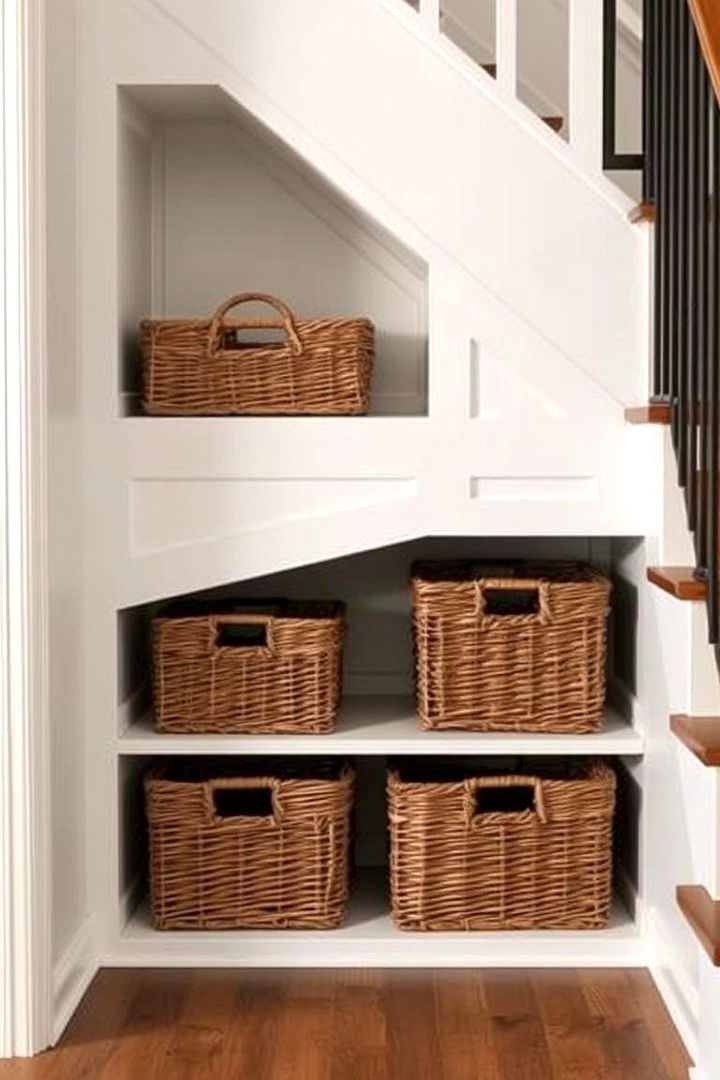 Basket Storage Ensemble - 22 Under Stair Storage Ideas