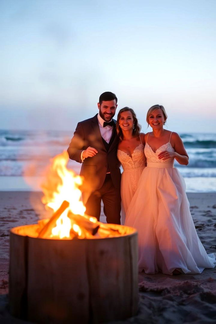 Beach Bonfire Send off - 22 Wedding Send-off Ideas