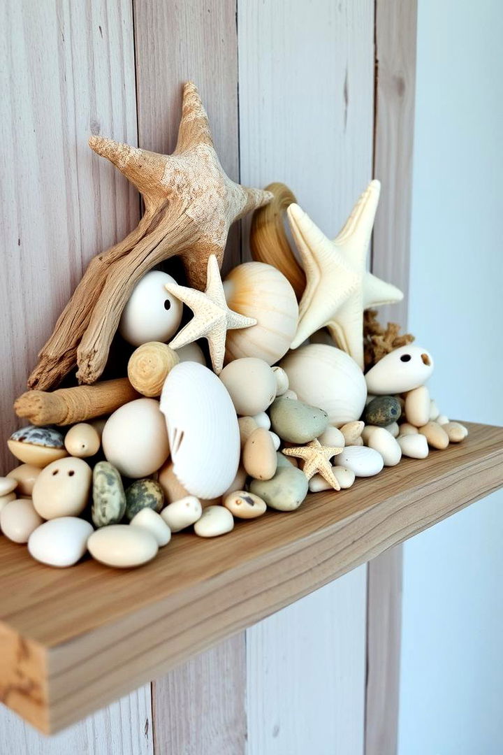 Beachcomber Treasure Displays - 22 Nautical Decor Ideas