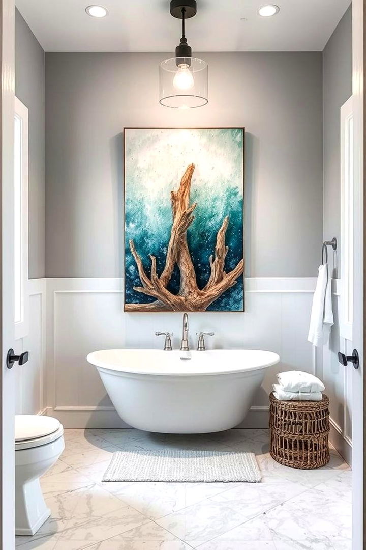 Beachy Focal Points - 22 Coastal Bathroom Ideas
