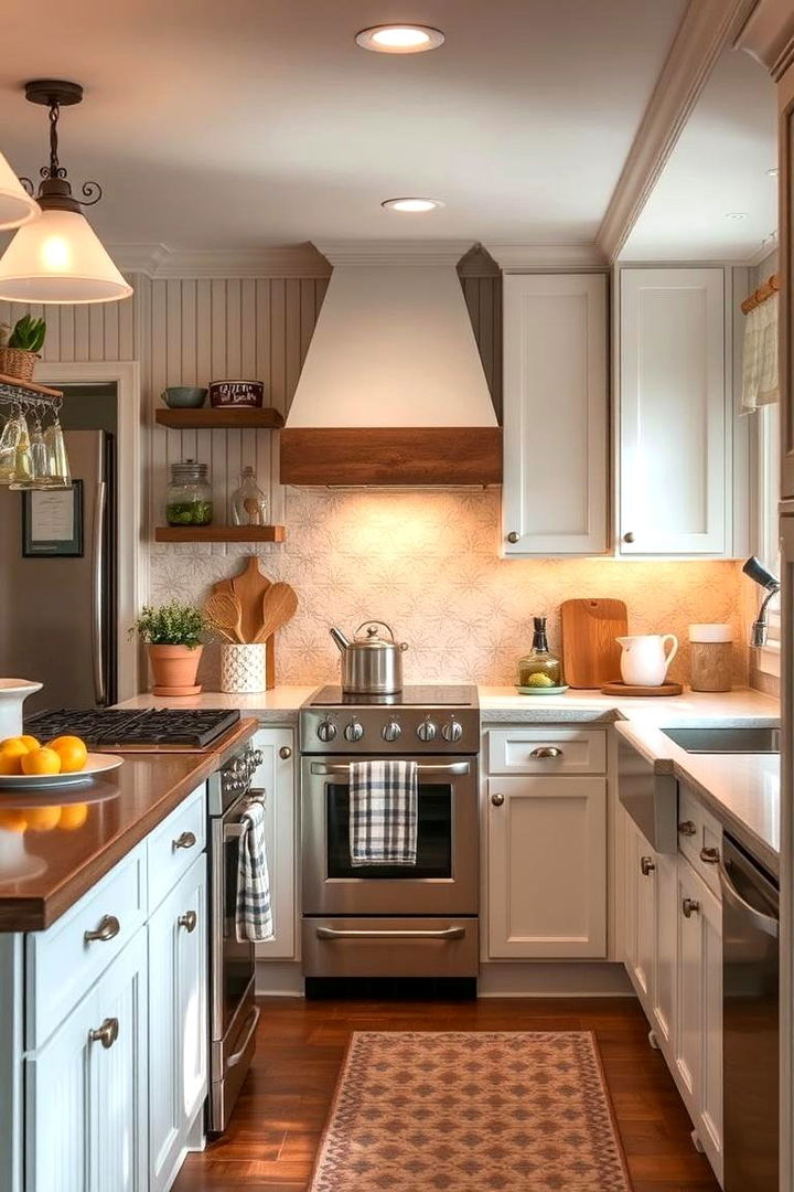 Beadboard Charm - 22 Kitchen Wainscoting Ideas