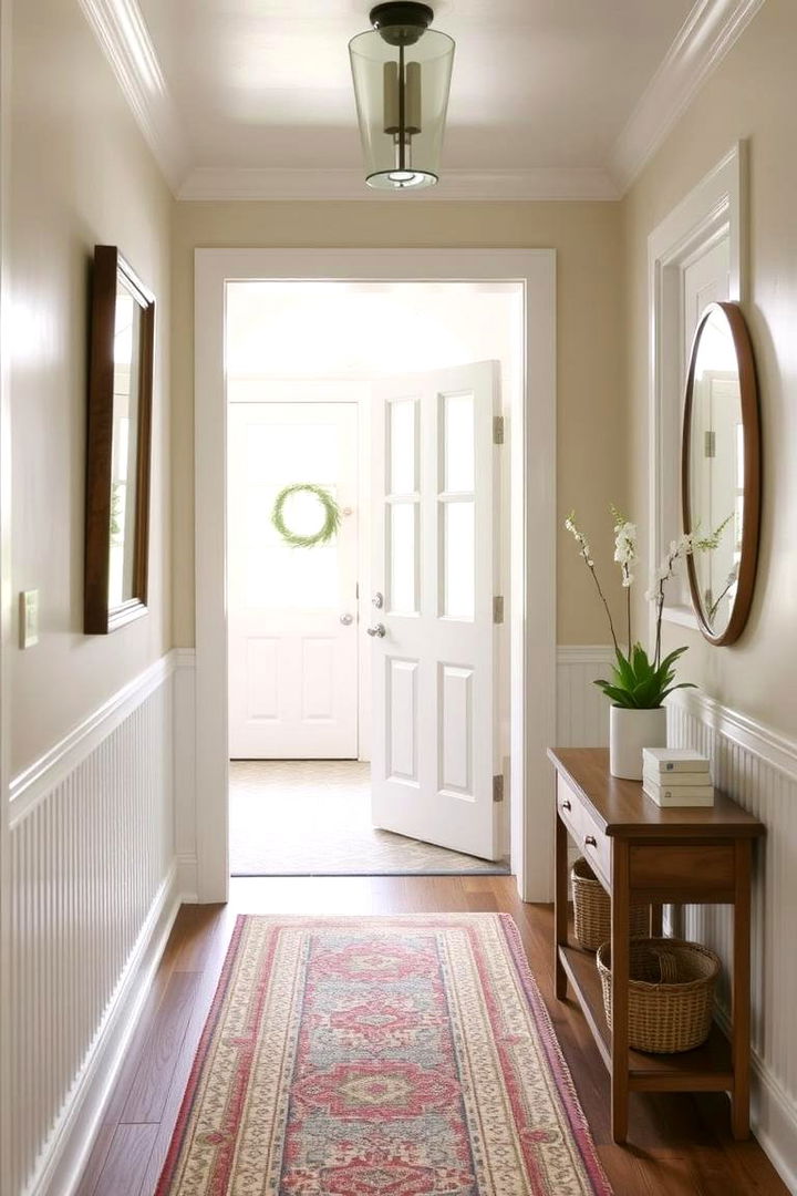 Beadboard Elegance - 22 Wainscoting Entryway Ideas