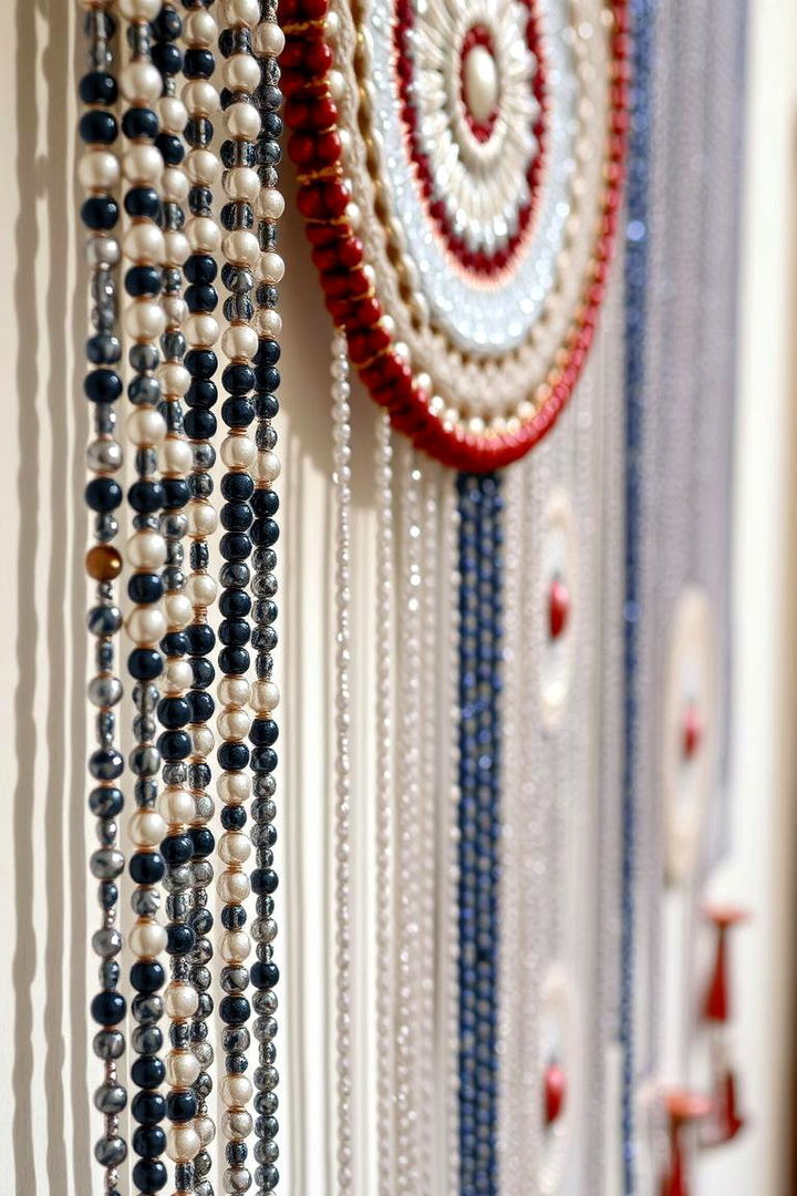 Beaded Wall Hangings - 22 Boho Wall Decor Ideas