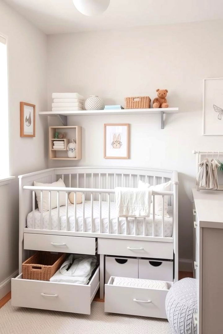 Beautifully Organized Storage Solutions - 22 Small Nursery Ideas