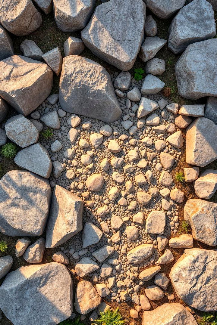 Bedding Rock Gardens - 22 Hardscape Ideas