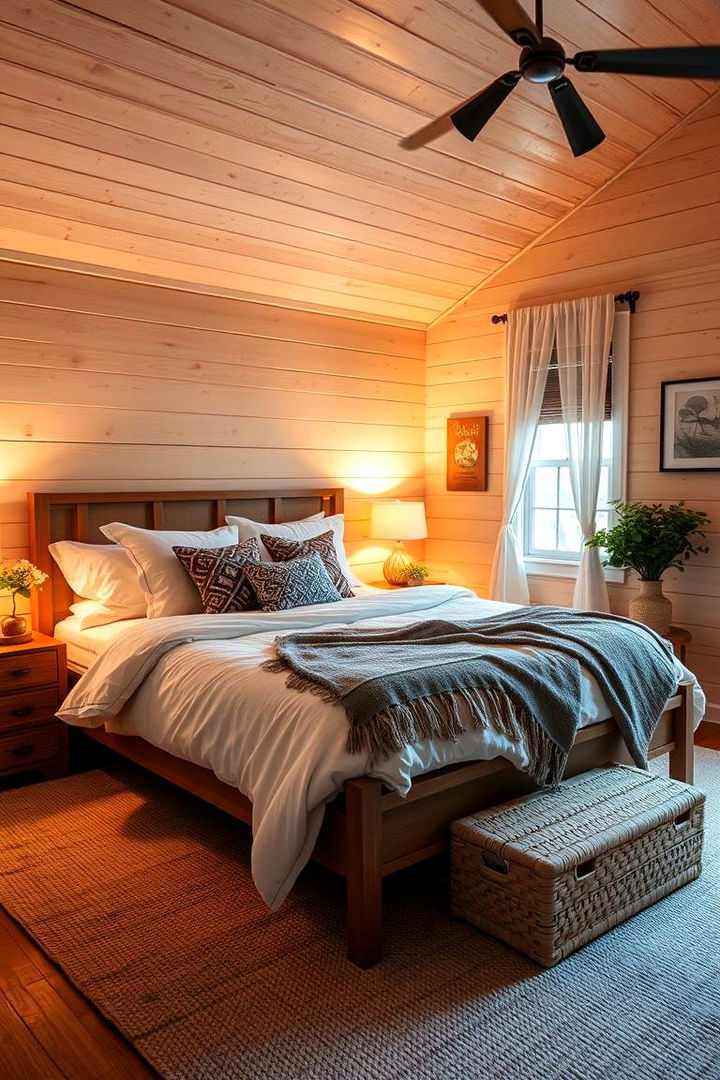 Bedroom Retreats Embracing Shiplap Warmth - 22 Shiplap Wall Ideas
