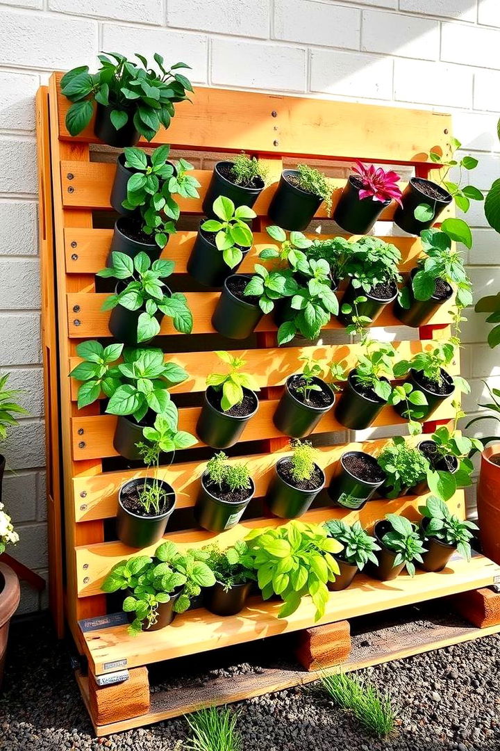 Beginner Friendly Vertical Garden - 22 Vertical Pallet Garden Ideas
