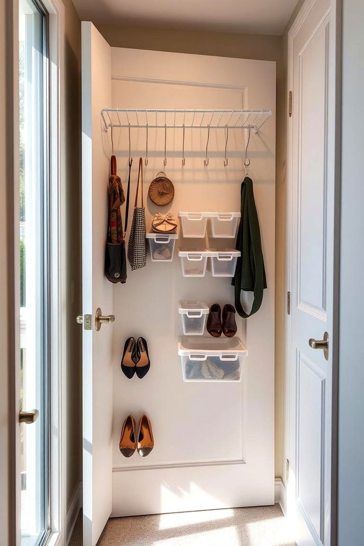 Behind Door Racks - 22 Small Closet Storage Ideas