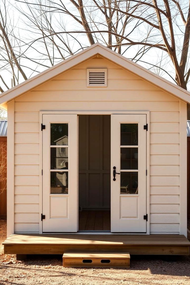Beige Subtlety - 22 Shed Color Ideas