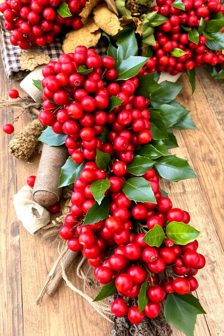 Berry Inspired Touch - 22 Fall Table Decor Ideas