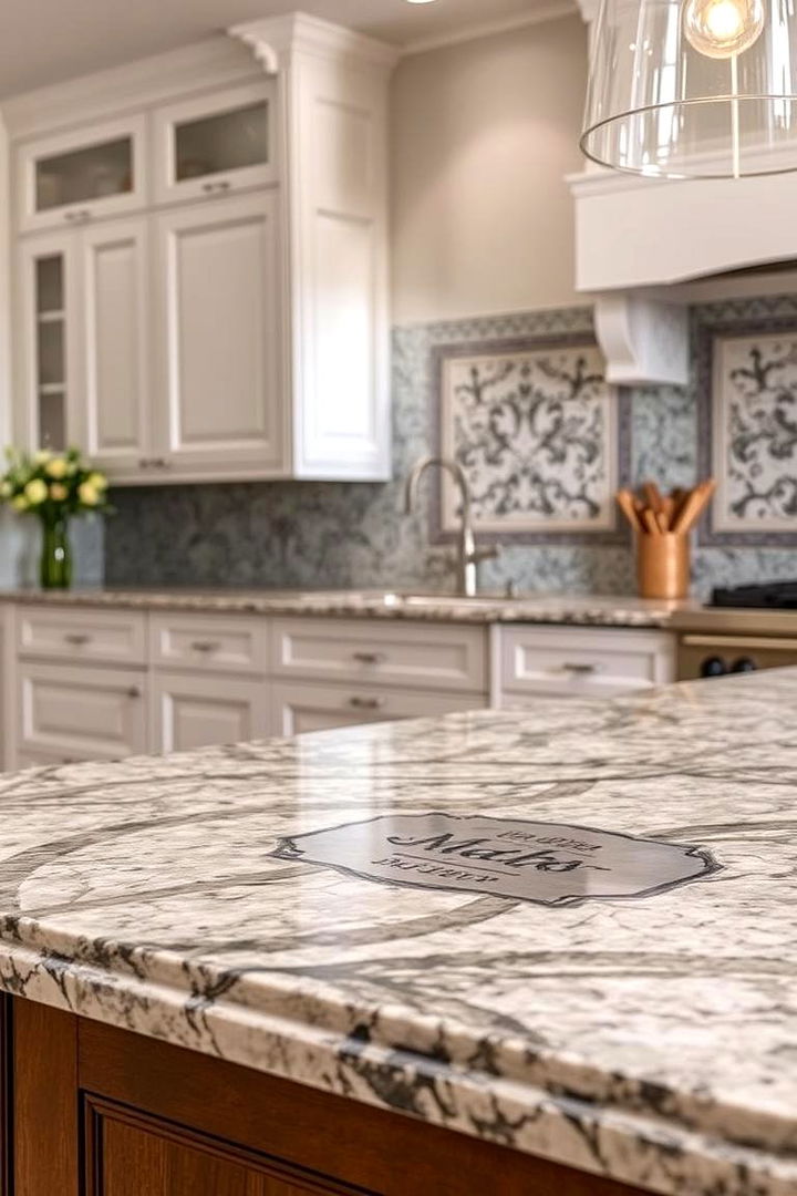 Bespoke Detailing in Granite - 22 Granite Kitchen Countertop Ideas