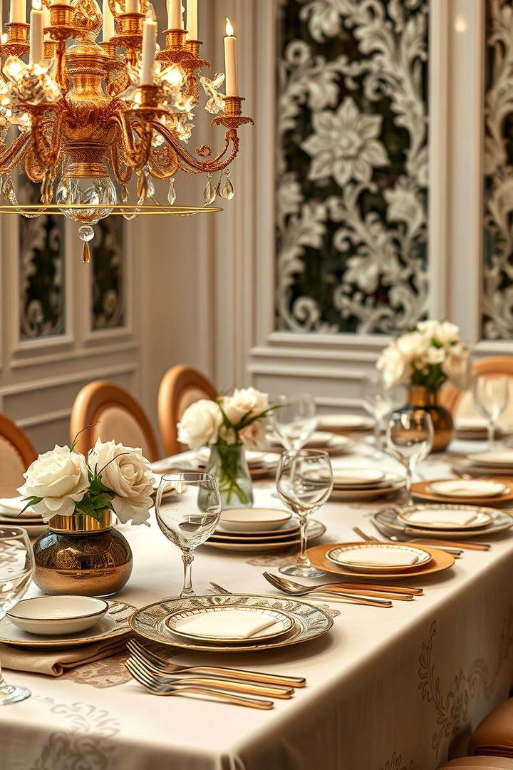 Bespoke Table Settings and Fine Linens - 22 Luxury Dining Room Ideas