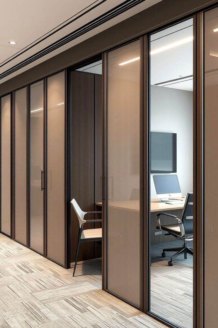 Bi fold Doors for Versatile Functionality - 22 Home Office Door Ideas