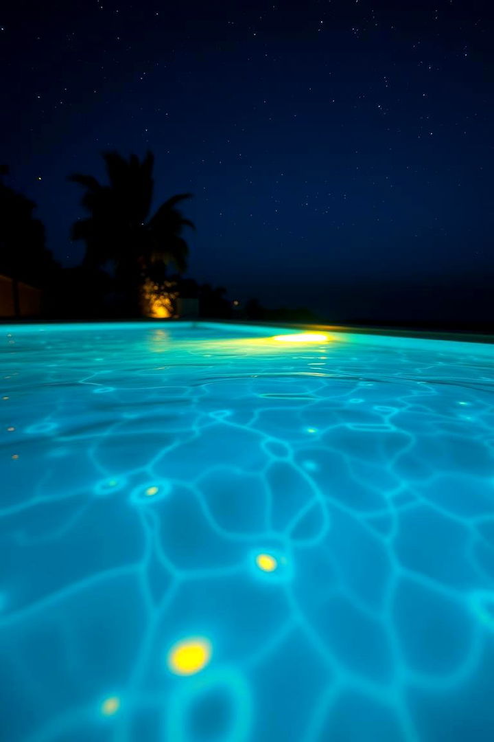 Bioluminescent Night Pool - 22 Lagoon Pool Design Ideas