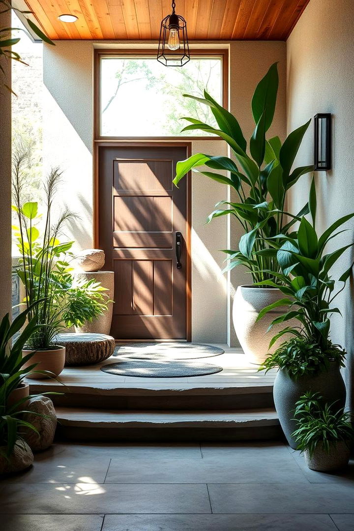 Biophilic Decor Touches - 22 Spring Front Door Decor Ideas