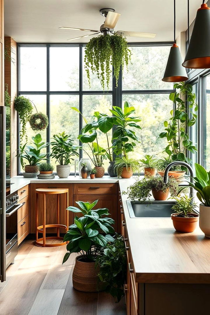 Biophilic Touches - 22 Organic Kitchen Design Ideas