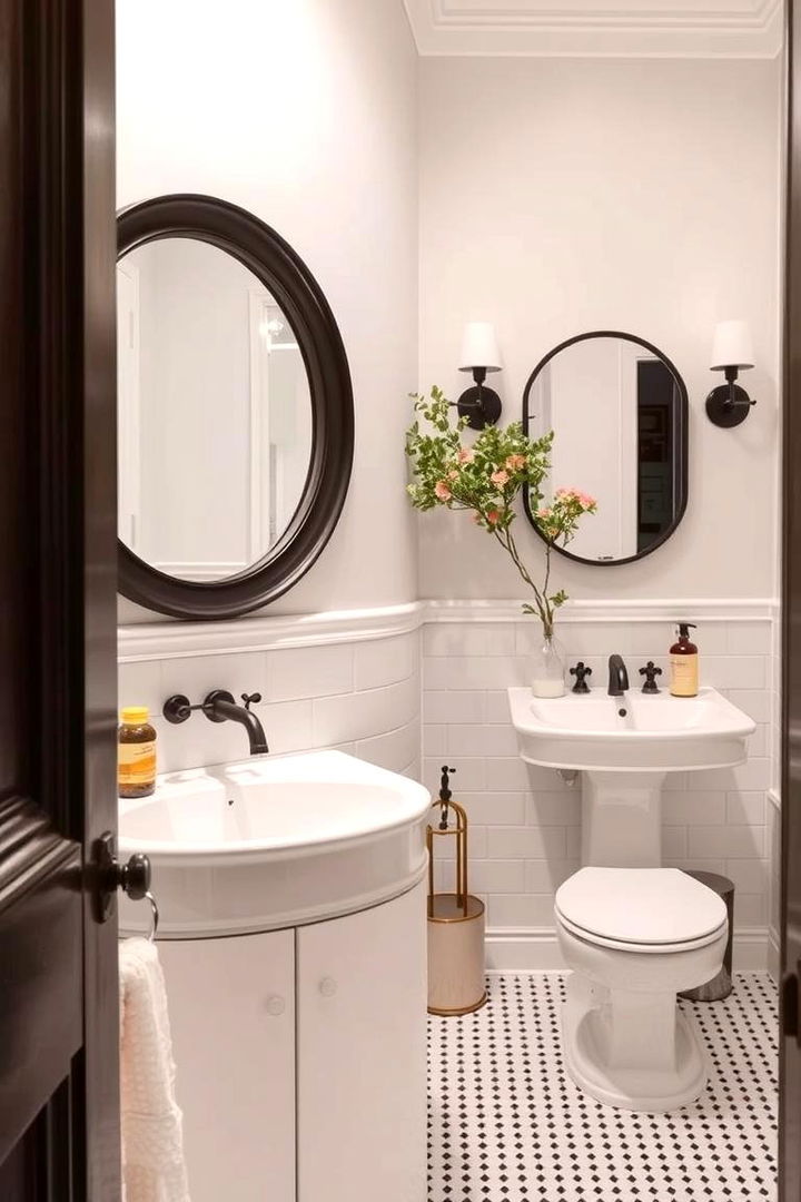 Blend of Modern and Vintage - 22 Vintage Bathroom Ideas