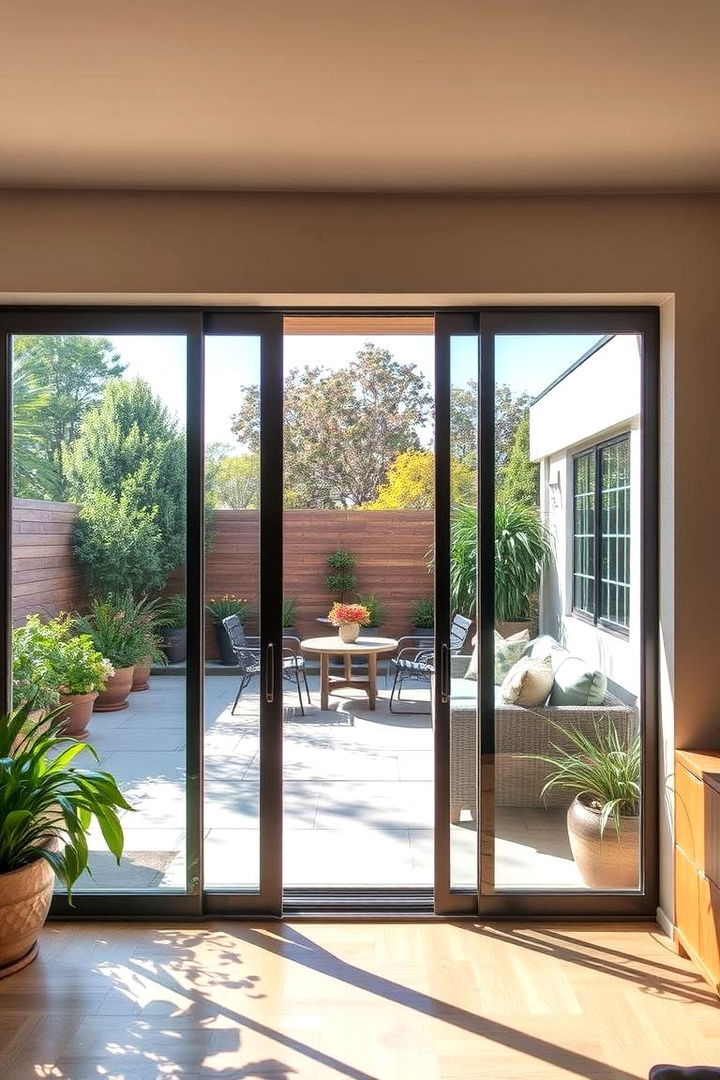 Blended Indoor Outdoor Transitions - 22 spanish style patio ideas