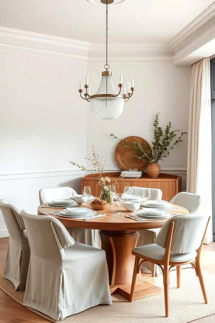 Blended Textures - 22 Neutral Dining Room Ideas