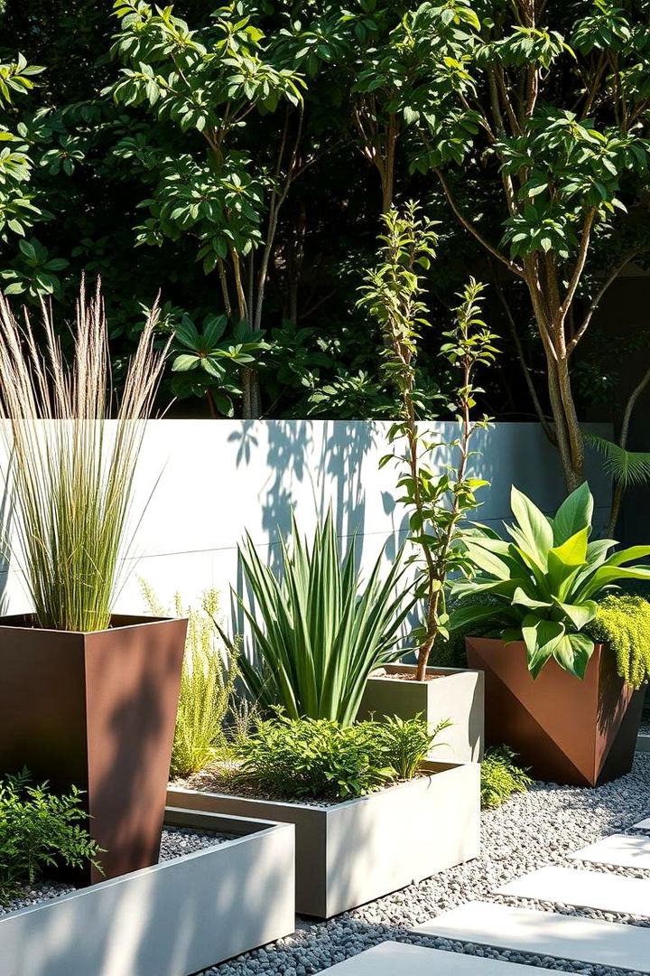 Blending Modern and Natural Elements - 22 Shade Garden Design Ideas