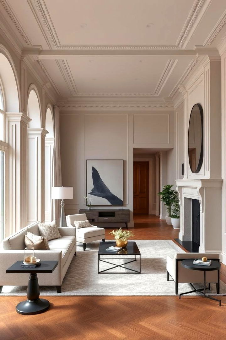 Blending Tradition with Modern Open Design - 22 Open Floor Plan Ideas