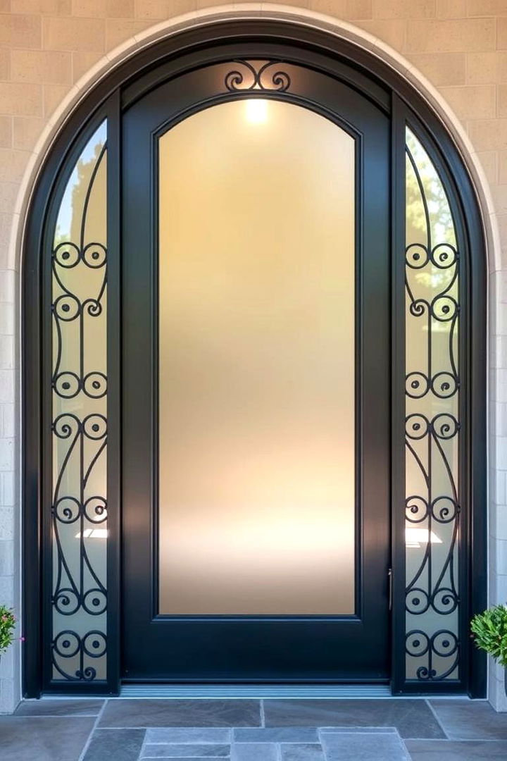 Blending Traditional with Modern Elements - 22 Front Door Privacy Ideas