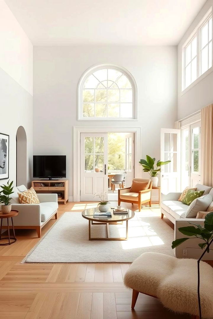 Blocked Doorways and Windows - 22 Awkward Living Room Layout Ideas