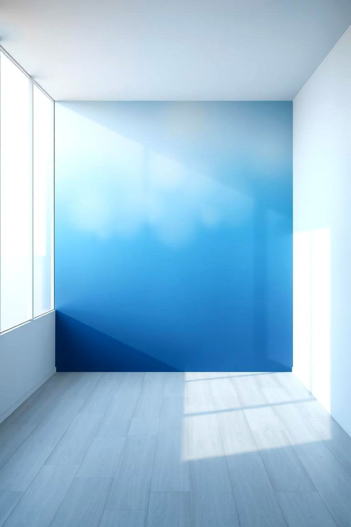 Blue Ombre Effect - 22 Blue Accent Wall Ideas