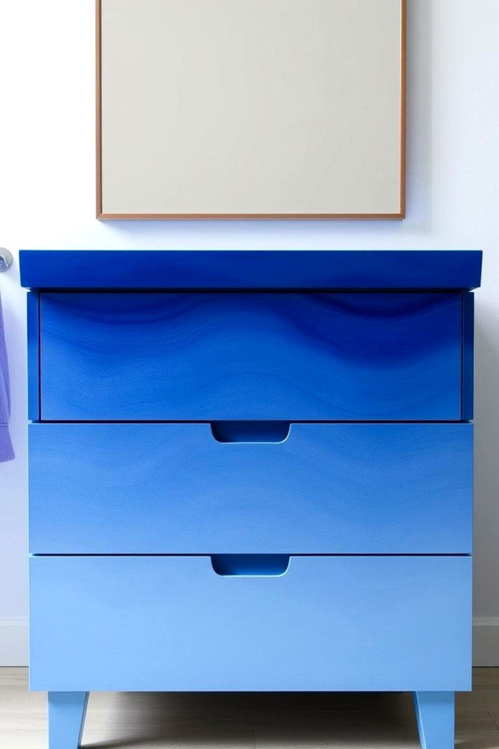 Blue Shaded Gradient - 22 Blue Bathroom Vanity Ideas