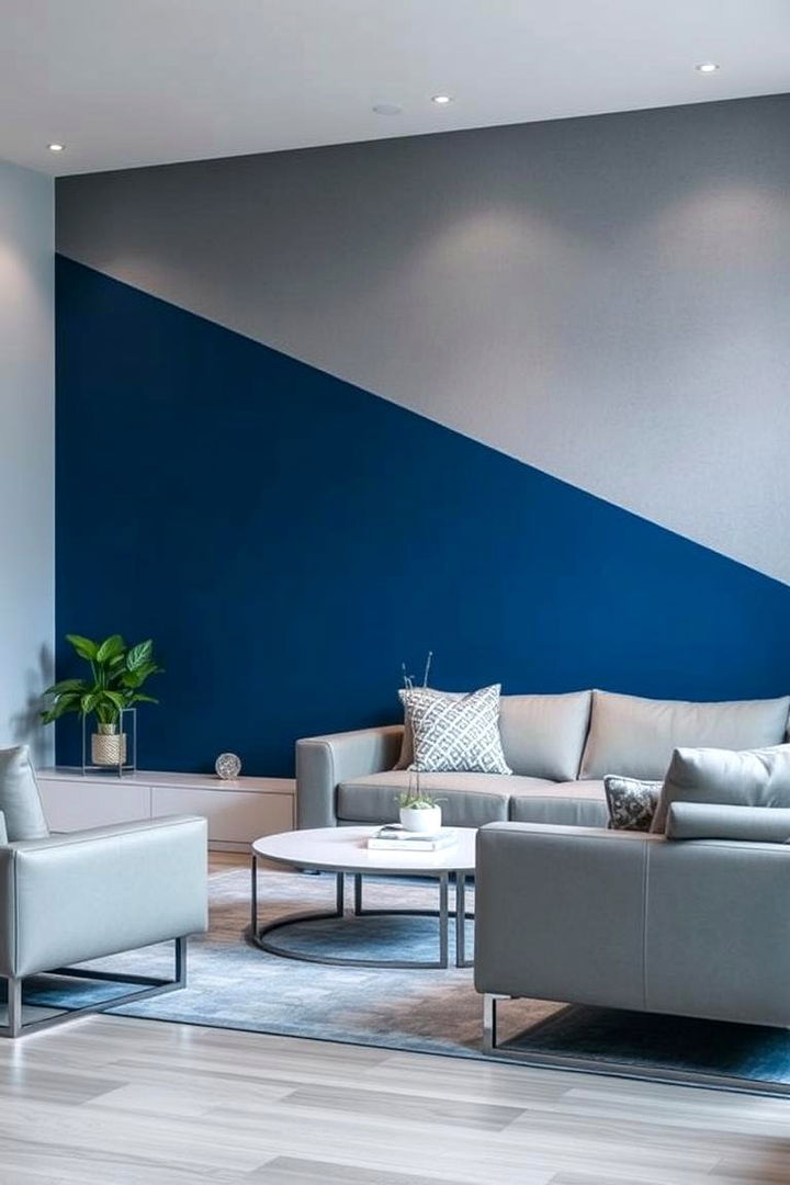 Blue and Grey Combo - 22 Blue Accent Wall Ideas