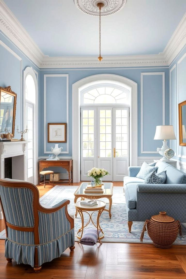 Blue and White Classic Combo - 22 Blue Room Ideas